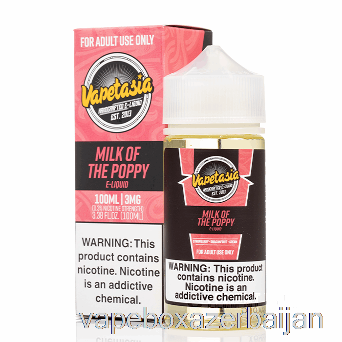 Vape Smoke Milk of the Poppy - Vapetasia - 100mL 0mg